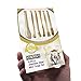 HINMAY Gold Plated Mini Serving Tongs Set 6-Inch Appetizers Tongs Stainless Steel Small Sugar Cube Tongs Ice Tongs, Set of 6
