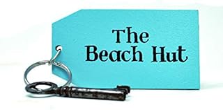 Angelic Hen The Beach Hut Key Ring- 10 x 5.5 cm GREAT GIFT IDEA