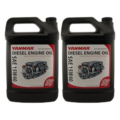 Yanmar Aceite Motor Diesel 15W-40 1 Galón Pack 2
