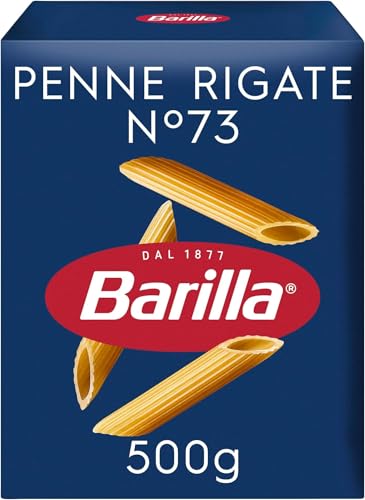 Barilla Pasta Penne Rigate N.73, Pasta Corta di Semola di Grano Duro, I Classici, 500g (Confezione da 10)