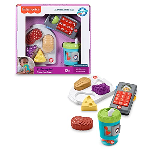 Preisvergleich Produktbild Fisher-Price HFJ95 - Rollenspiel Geschenkset, Spielset mit Aktivitätsspielzeugen für Babys und Kleinkinder, Babyspielzeug ab 12 Monaten