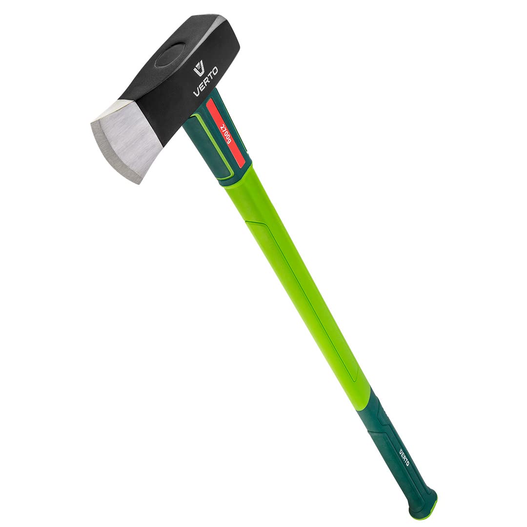 VERTO Martillo Divisor 2700 g, Hacha Divisora con Mango de Fibra de Vidrio