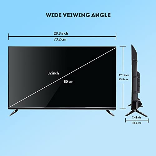 Image of CELLECOR 80 cm (32 inch) HD Ready LED TV (E32N) - Free Installation - Black