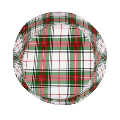 Sombrero tipo bucket unisex estilo tartán a cuadros miniatura 4