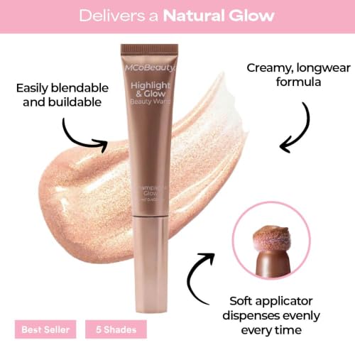 MCoBeauty Highlight & Glow Beauty Wand – Champagne — view 3