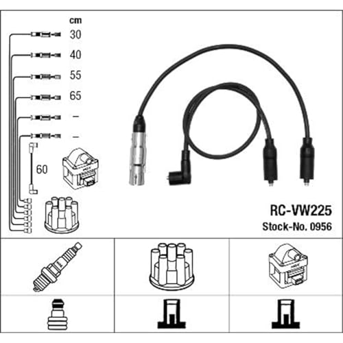 Evita fallos de arranque con los cables de encendido NGK 0956 para Vento 3