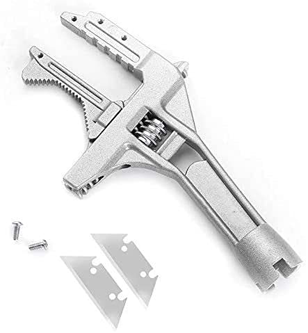 SHISHI Llave Ajustable Llave de aleación de Aluminio Llave de aleación Grande de la Llave de la Llave de la Llave de la Llave de la Llave de la Llave para el baño del Tubo de Agua Baño