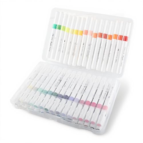 Acrylic Painting Marker Pens Set of 12 or 24 or 48 Colors Water Based Paint Pen Fine Tip for Card Rock Ceramic Glass Stone Wood Fabric Canvas Metal (48 Colors)