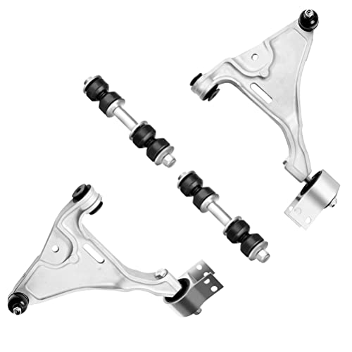 SCITOO 4pcs Front Suspension Kit Lower Control Arm Sway Bar End Link Fit 2006-2011 For Buick Lucerne 2006-2011 For Cadillac DTS