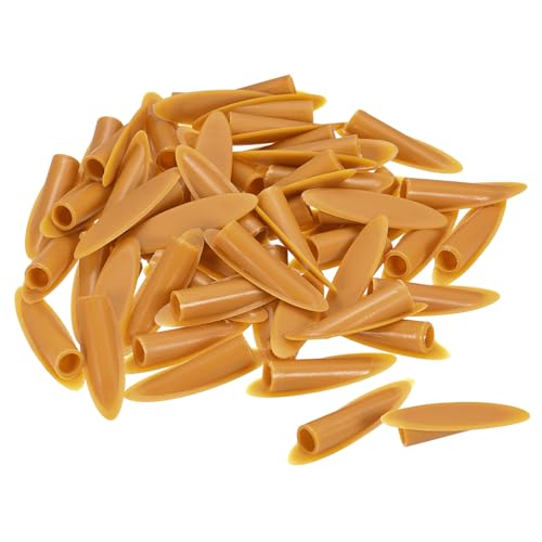 Image of MECCANIXITY 9mm Plastic Pocket Hole Plugs,Wood Plugs for Pocket Hole Jig Working Tool Accessories,Light Brown Pack of 100