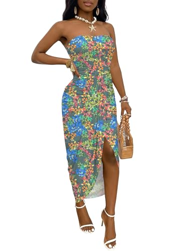 Image of Umenlele Women's Tube Strapless Dress