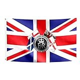 ✥Amplio rango de aplicación: la decoración de fiesta de la bandera del Queen Platinums de 3x5 pies se puede suspender en su jardín, patio, patio trasero, porche, puerta de entrada o en cualquier lugar que desee, adecuada tanto para interiores como para exteriores.