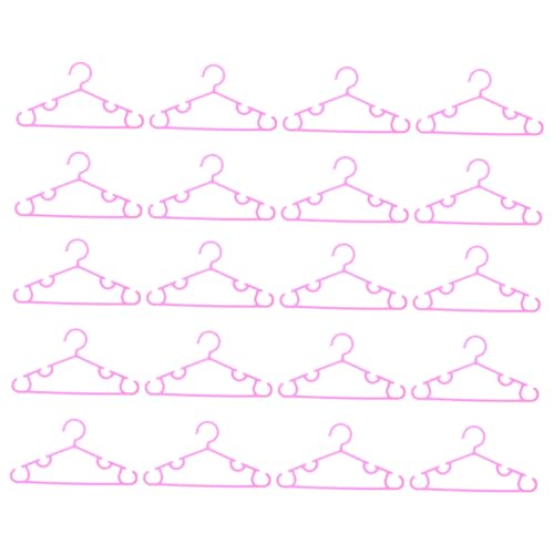 iplusmile 20 Piezas Perchas Infantiles Antideslizantes Perchas para Ropa Niña Color Candy para Armario y Niña Organizador Ropa Seguro y Práctico