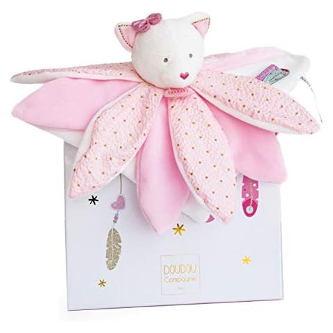 Mantita de arrullo Doudou et Compagnie DC3550 ATTRAP-Reve Cat Pet, Rosa Cover