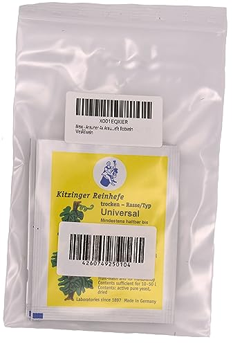 Arauner 4x Arauner Universal Reinhefe Weinhefe Rotwein WeiÃŸwein