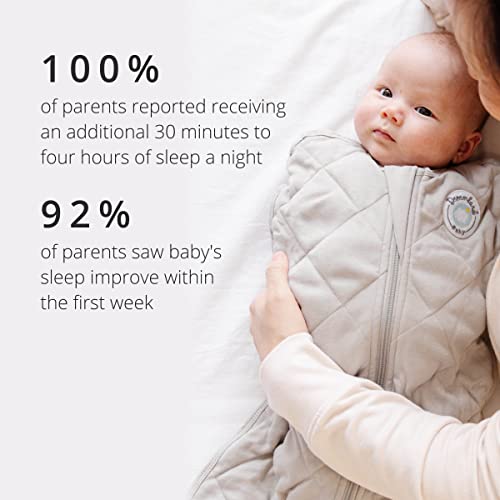 Dreamland Baby Sleep Swaddle | Baby: 0-6 Months | Gently Weighted Sleep Swaddles | 100% Natural Cotton | 2-Way Zipper | Machine Washable | Newborn/Infant Swaddle Transition | Swaddle Sleeping Bag #TOP4