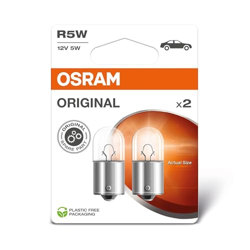 Osram ORIGINAL LINE 12V, R5W, signal lamp, Metal Base, Double Blister (2 lamps) – Ansicht 1