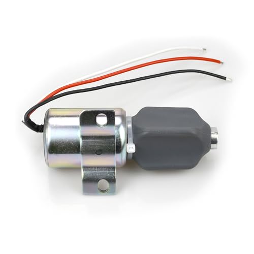 Électrovanne d'arrêt compatible Komatsu WA320-3 solénoïde de carburant 24V 1751ES-24E2ULB1