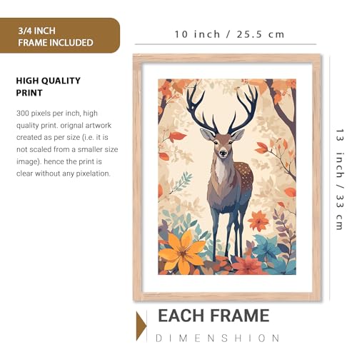 Image of kotart Nature Inspired Digital Painting for Wall Decoration - Modern Wall Art Prints for Living Room Bedroom Office Room Decor (10X13 INCH, C)