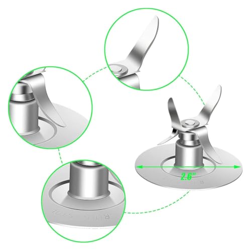 Kit de acople y sellos compatible con Osterizer con pernos de arrastre e insertos de base 4