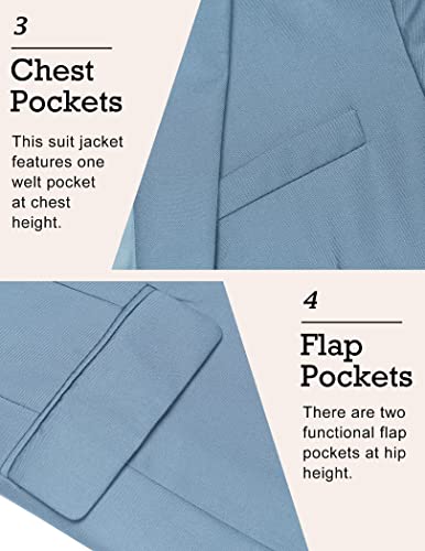 Image of COOFANDY Mens Sport Coat Casual Blazer One Button Business Suit Jacket
