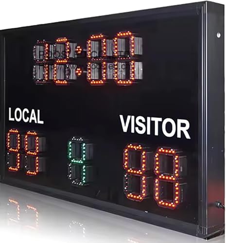 Marcador electrónico LED para fútbol de 6 pulgadas miniatura 4