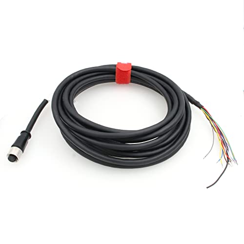 Cable de código A conector hembra M12 de 12 pines a cables voladores para cámara Vision Cognex 2