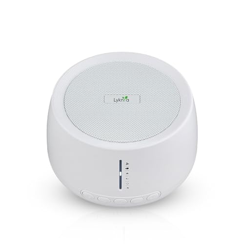 Lyknya - White Noise Machine, Portable White Noise Machine with 30 Sounds, Including White Noise and Natural Sounds, Timer, 6 Playlists, 36 Vol Levels, White Noise Machine Baby with Bluetooth and USB Lyknya - White Noise Machine, Portable White Noise Machine with 30 Sounds, Including White Noise and Natural Sounds, Timer, 6 Playlists, 36 Vol Levels, White Noise Machine Baby with Bluetooth and USB