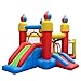 FGVDJ Castello Bouncer con Scivolo Trampolino per Bambini Castello Gonfiabile Cuscino d'Aria Letto Parco Giocattolo Castello impertinente Casa Scivolo Trampolino Cast