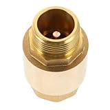 Standardgröße: dieses ventil ist mit einem gewinde ausgestattet und passt nahtlos in die meisten haushalts- und industrieinstallationen. wasserdurchflussregelventil, vertikales rückschlagventil aus messing