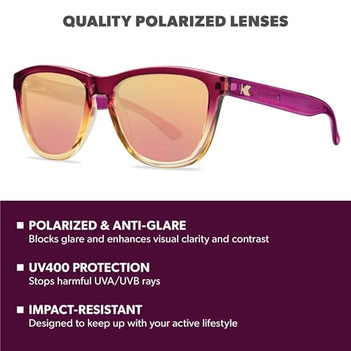 Image of Knockaround Square Polarized Sunglasses for Men & Women - UV400 Protection