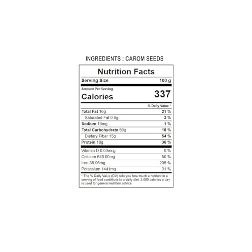 Image of Aadar Carom Seeds Ajwain 150gm Aromatic and Flavorful, No Added Preservatives (50g x 3)