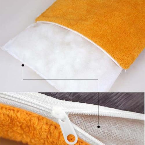 Niche pour chat et chien anti-anxiété avec coussin doux lavable en machine