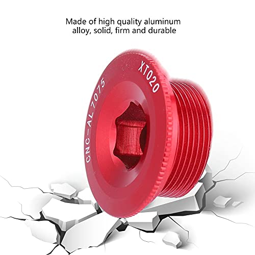 Image of ANGGREK hollowtech Crank Tension Bolt Bicycle arm Cycling Screw Shimano Cap 105 end Bike dust Covers Gold crankset m20 Bolts 2 Fixing ii preload m582 sram for wheelspeed Aries Bosch