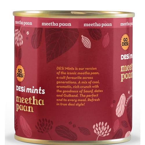 Image of Go Desi Meetha Paan Mouth fresheners, Desi Mints, Refreshing Mouthfreshener, Mukhwas (4 x 90g)