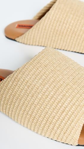 SIMONMILLER Women's Raffia Bubble Slides4