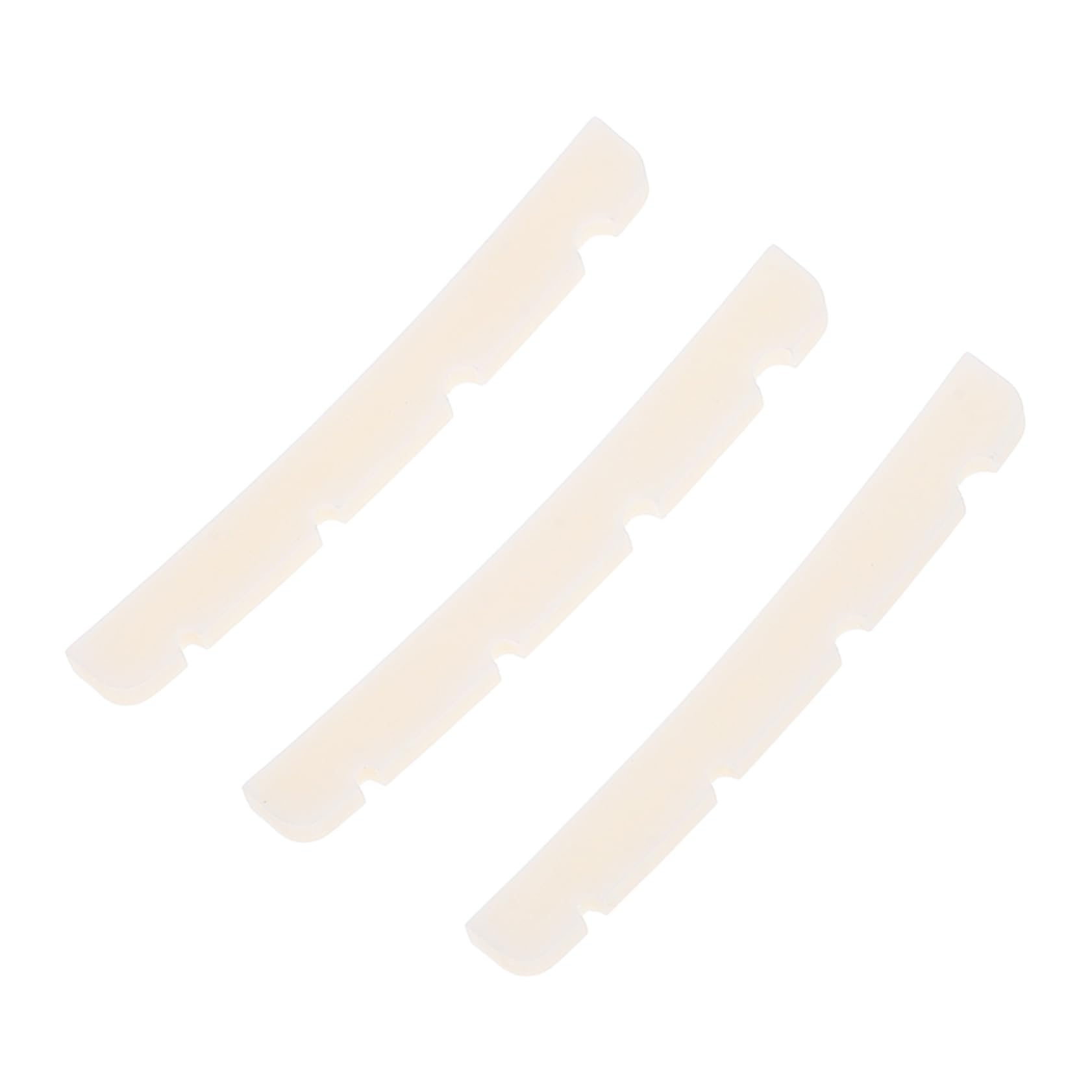 ULDIGI 3pcs Ox Bone Guitar String Nuts Bone Nut and Saddle Set for Electric Guitar