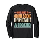 Photo Gallery funny quote retro crime scene investigator maglia a manica Photo Gallery funny quote retro crime scene investigator maglia a manica