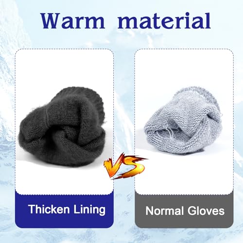Image of ONESING 6 Pair Baby Gloves Toddler Gloves Toddler Winter Gloves Kids Gloves Winter Stretchy Knit Gloves for Kids Boys Girls