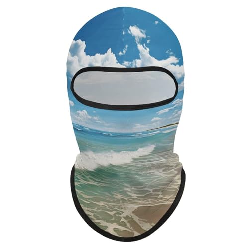 Balaclava Sandy Beach para Hombres y Mujeres, Máscara Facial de Protección Solar Transpirable con Cubrecabeza Completo para Senderismo, Ciclismo, Correr, Conducción miniatura 7