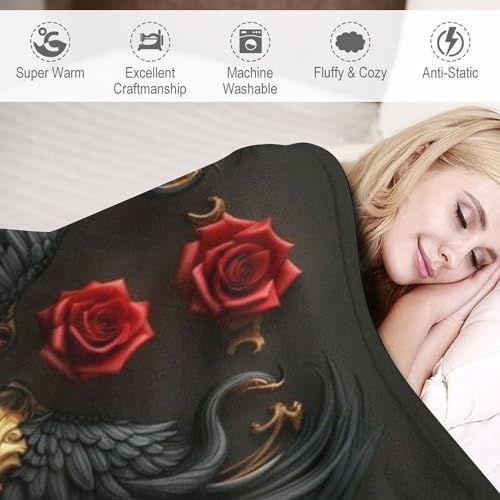 Couverture Saint-Valentin plaid rose romantique cadeau pour couple - 4