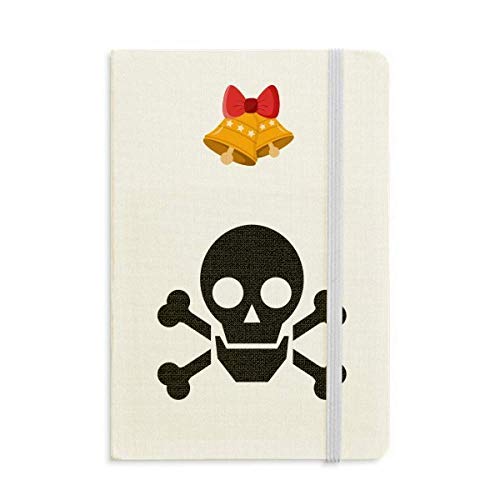 Carnet de notes relié symbole de cercle effrayant couverture rigide et papier premium