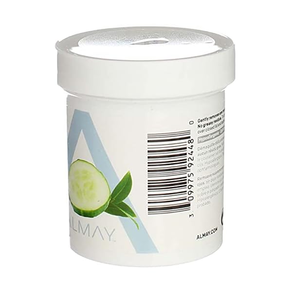 Almay Longwear and Waterproof Eye Makeup Remover Pads, 80 Count (Pack of 4)
