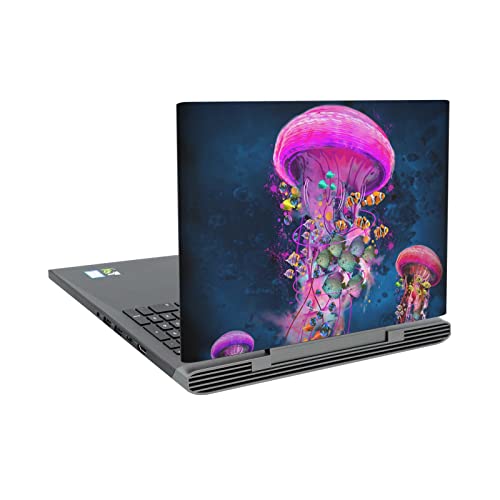 Autocollant Dell Inspiron 15 7000 P65F vinyle peau protection skin ordinateur portable méduse