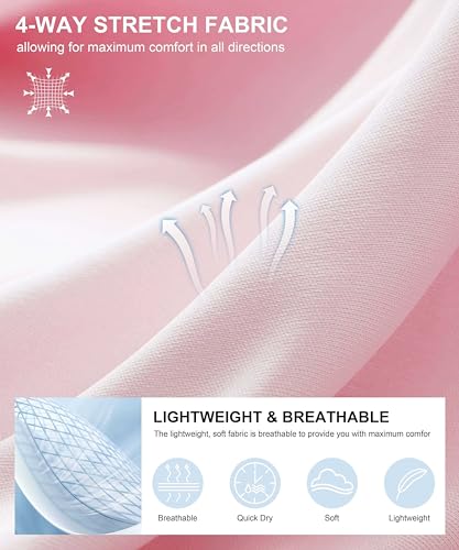 Image of Women's Short Sleeve Workout Shirts UPF 50+ Sun Protection T-Shirts Quick Dry Breathable Gym Running Hiking Tops for Women