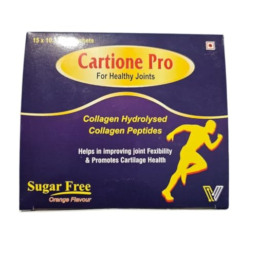 Image of Collagen Hydrolysed Collagen | Helps in improving Joint Flexibility & Promotes Cartilage Health | 10.7g x 15 Sachets- 2 Box