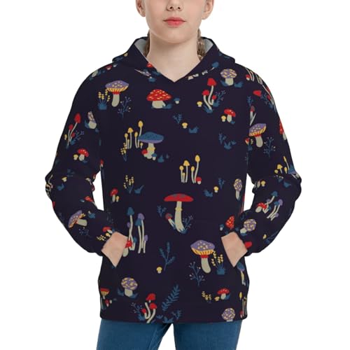 Mushrooms3 Kid Hoodies Boys Sweatshirts Girls Pullover with Pocket