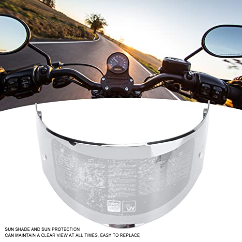 Lente de capacete, viseira de capacete de motocicleta à prova de desgaste durável, proteção solar el