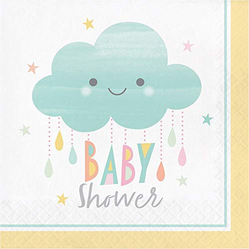 Creative Converting LUNCHEON NAPKIN, BABY SHOWER, 6.5