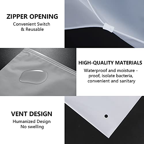 Annhao 30 Pieces Sac De Rangement Voyage Zipper Seal Pochette Etanche Plastique Transparent Depoli Sac Organisateur Multifonctions Pour Vetements Sous Vetements Chaussures Cosmetique 5 Tailles